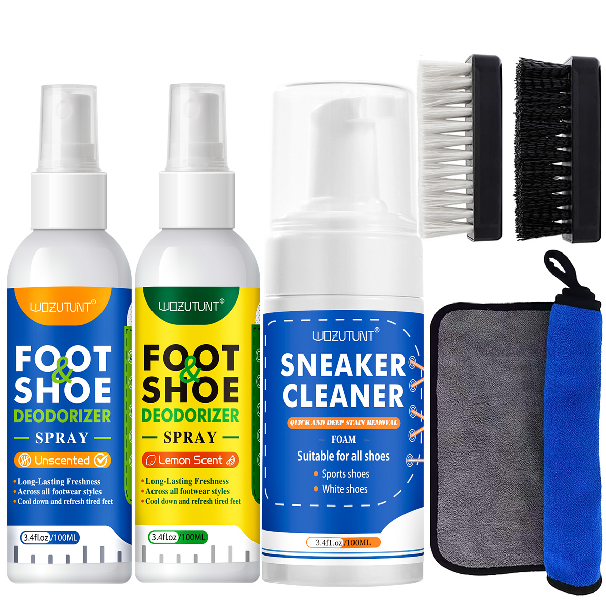 WOZUTUNT Multifunctional Shoe  - Shoe Cleaning Brush recension och pris