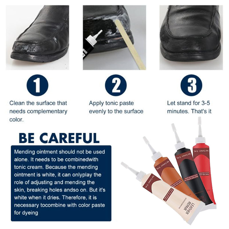 Leather Repair Paste Car Seat  - Leather Shoe Polish recension och pris