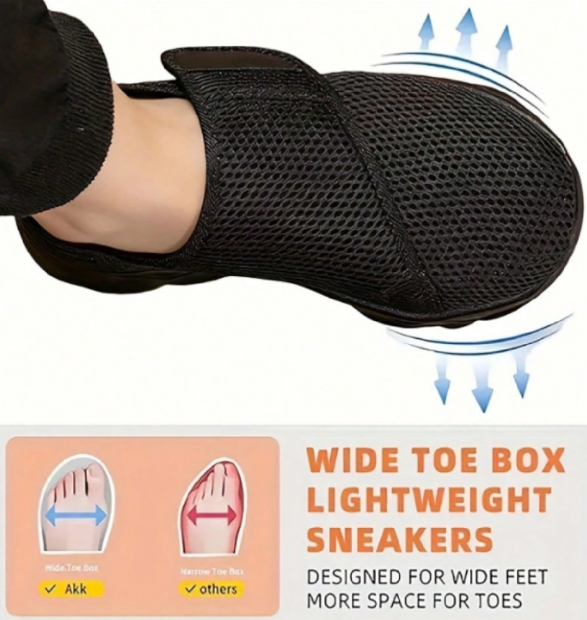 New Men Breathable Mesh Walkin - Sneaker Box recension och pris