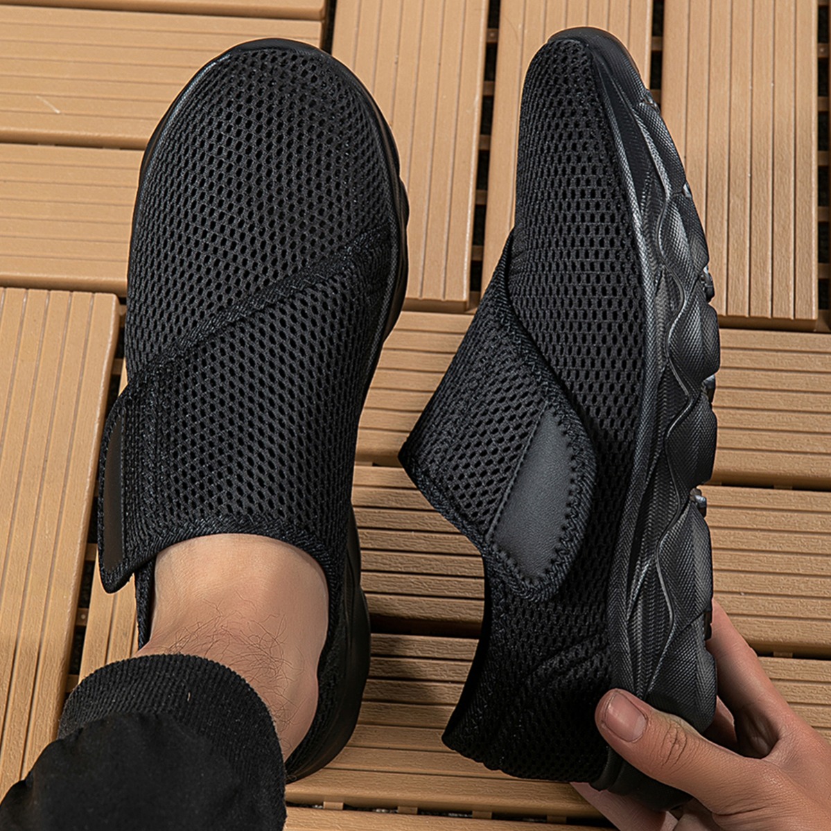 New Men Breathable Mesh Walkin - Sneaker Box recension och pris