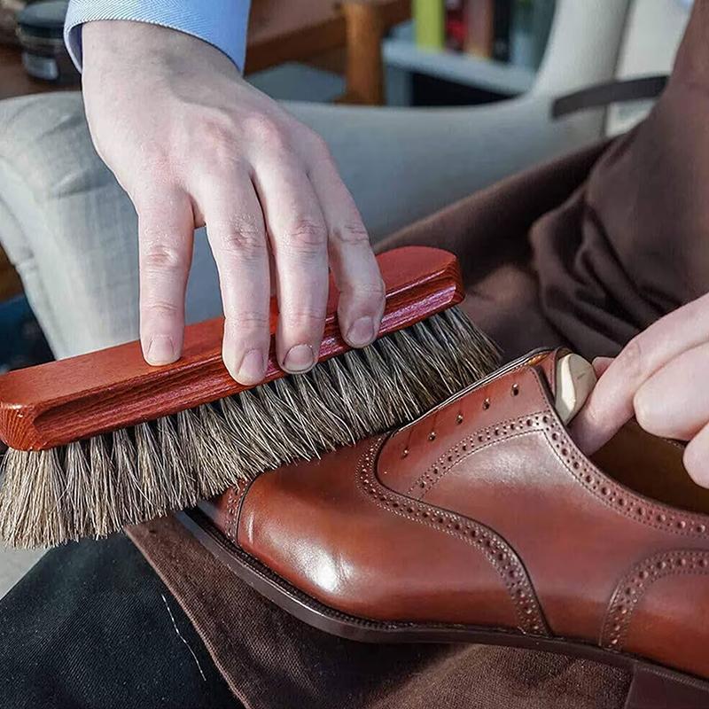 2/3pcs Horsehair Shine Shoes B - Leather Shoe Polish recension och pris