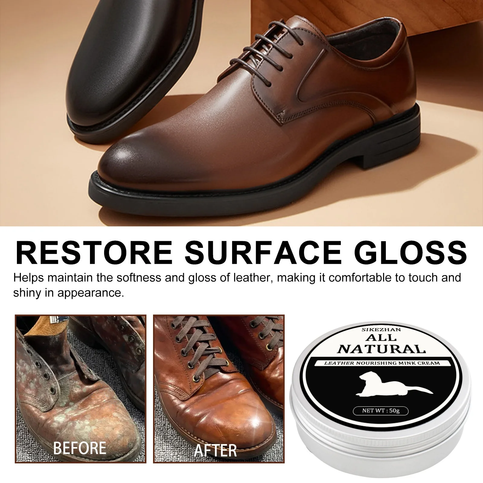 SIKEZHAN Leather Sofa Cleaner  - Shoe Cleaner recension och pris